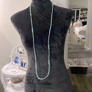 Turquoise beaded necklace